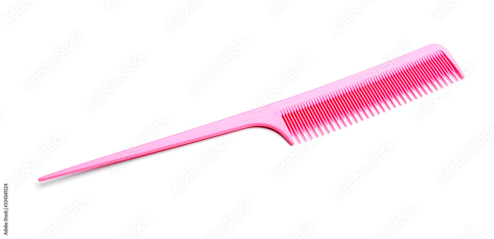 Hair comb on white background Hair comb on white background