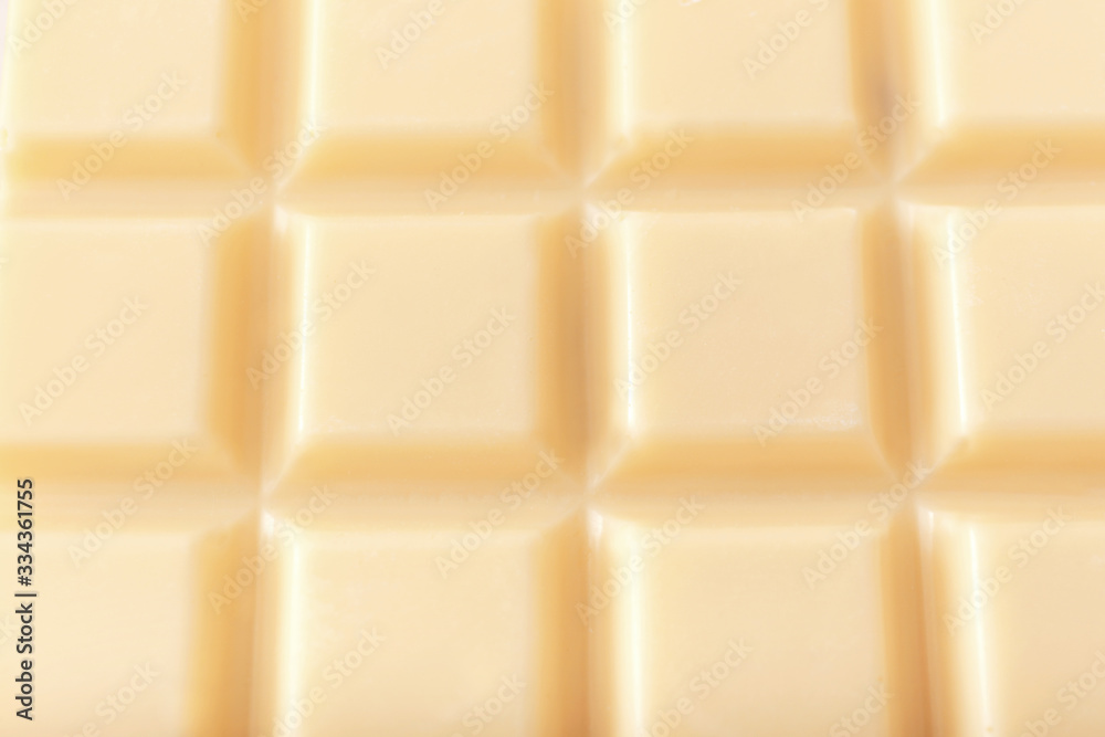 Sweet white chocolate as background, closeup Sweet white chocolate as background, closeup
