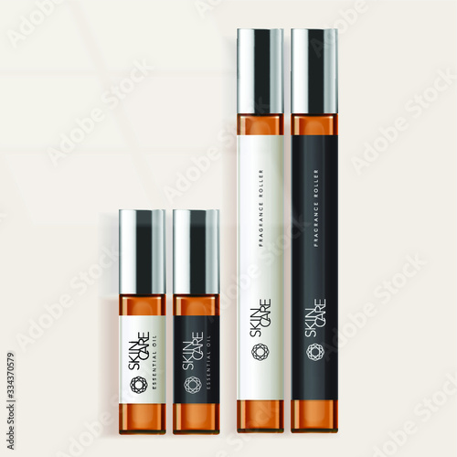 Vector Essential / Fragrance Oil / Roll-on Bottle with Silver Plated Cap