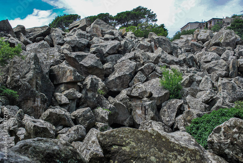 rock and sky