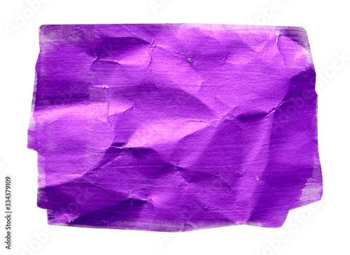 Vector purple metallic paint texture isolated on white - acrylic banner for Your design