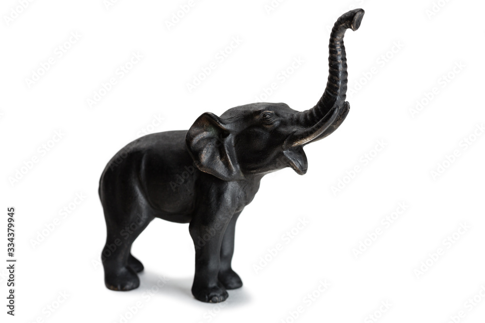Cast iron elephant miniature sculpture Cast iron elephant miniature sculpture