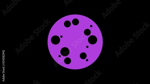 Wallpaper Mural Disc-shaped graphic object with internal circles that rotate clockwise in the center, varying in size, on a background with a hypnotic, psychedelic and stroboscopic effect. Torontodigital.ca