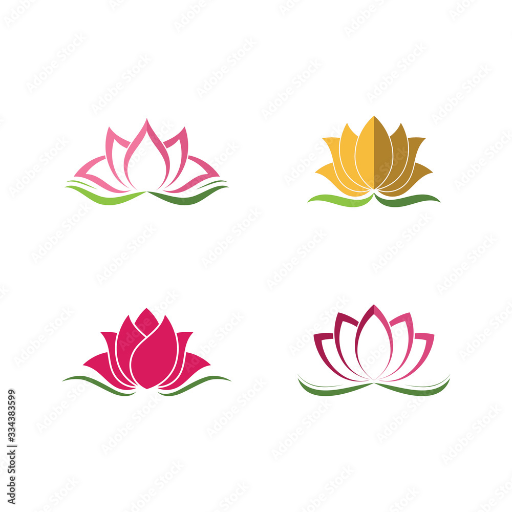 beauty lotus flower vector icon design beauty lotus flower vector icon design