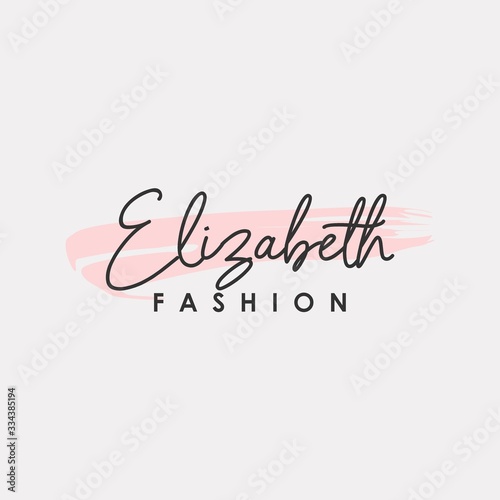 Fashion logo with premium style