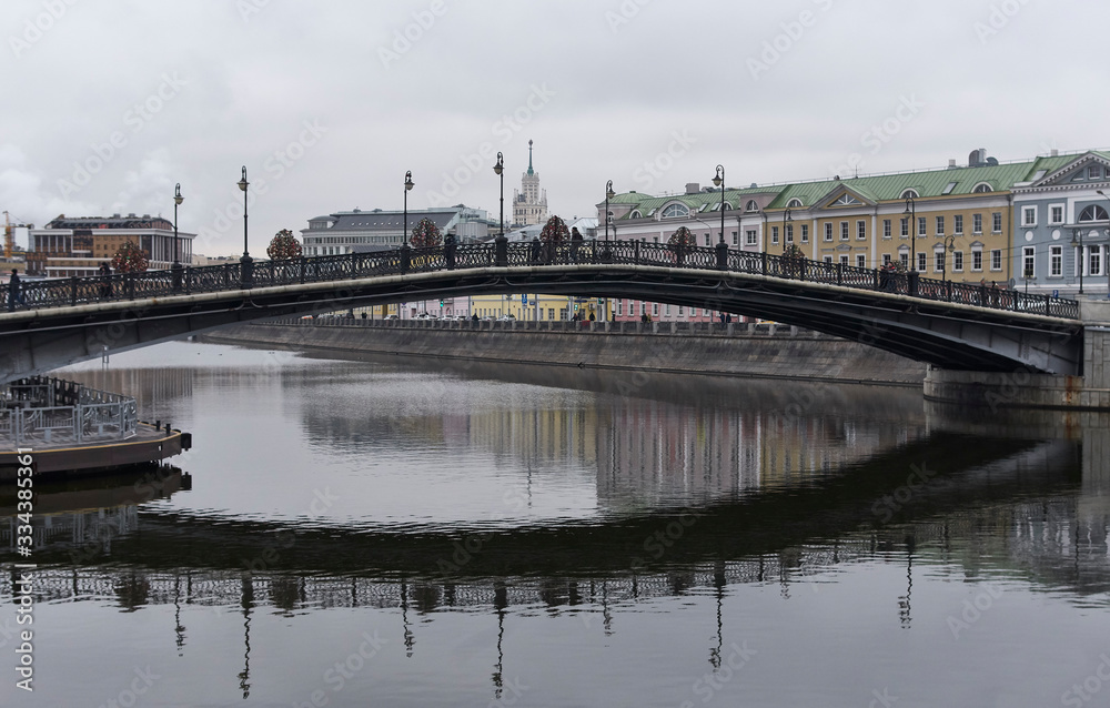 Bridge in Moscow Russia