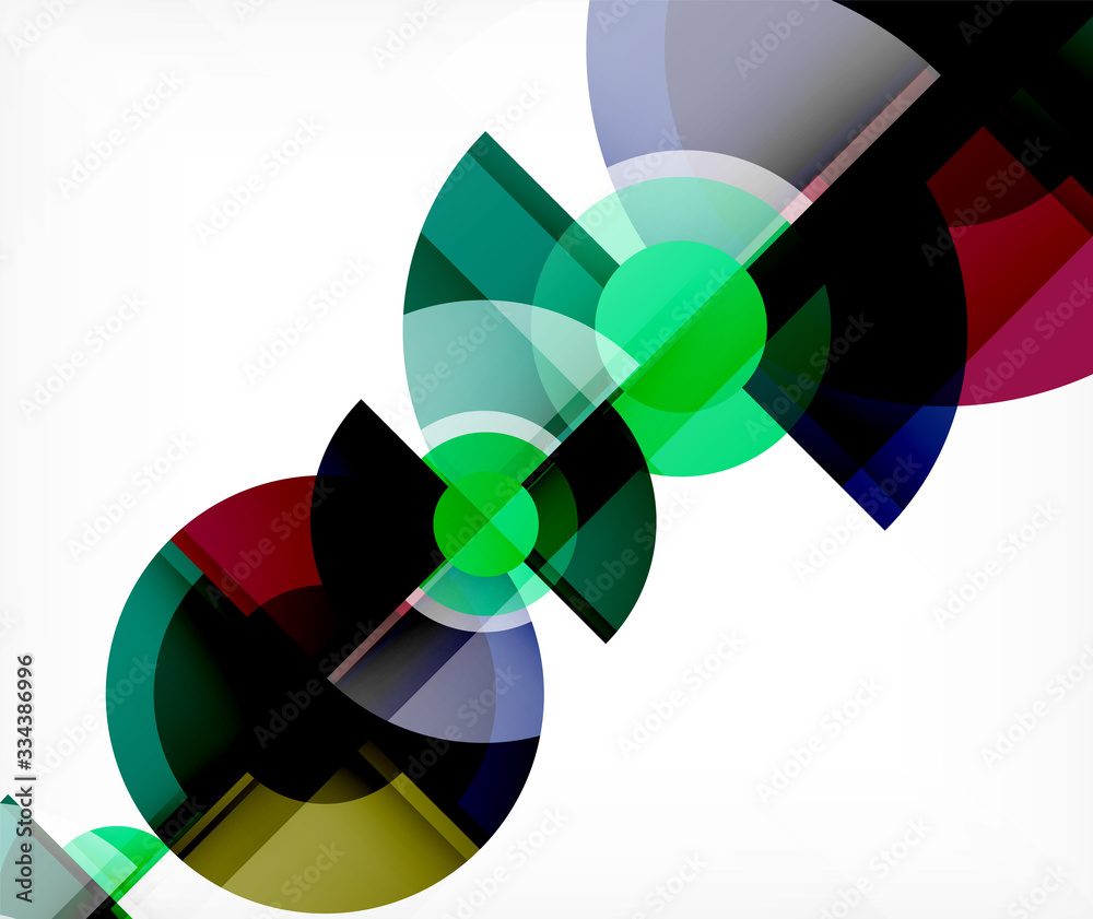 Abstract background, circle and triangle design round shapes overlapping. Geometric trendy template. Vector Illustration For Wallpaper, Banner, Background, Card, Book Illustration, landing page Abstract background, circle and triangle design round shapes overlapping. Geometric trendy template. Vector Illustration For Wallpaper, Banner, Background, Card, Book Illustration, landing page