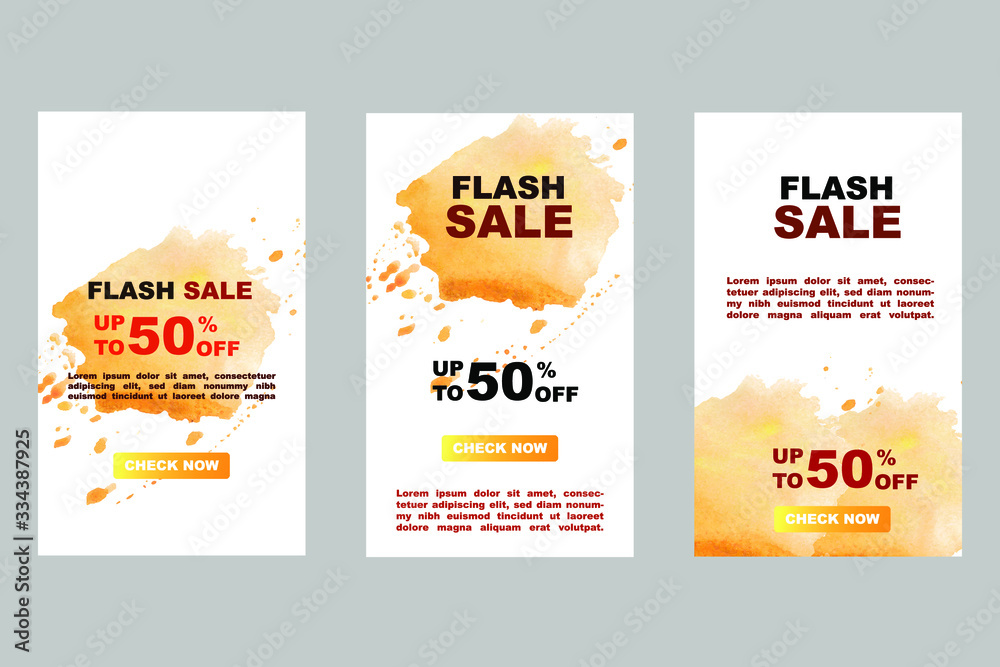 Obraz premium Vector Modern Fluid For Big Sale Banners Design. Discount Banner Promotion Template. Special offer and sale banner discount up to 50% template design with editable text.