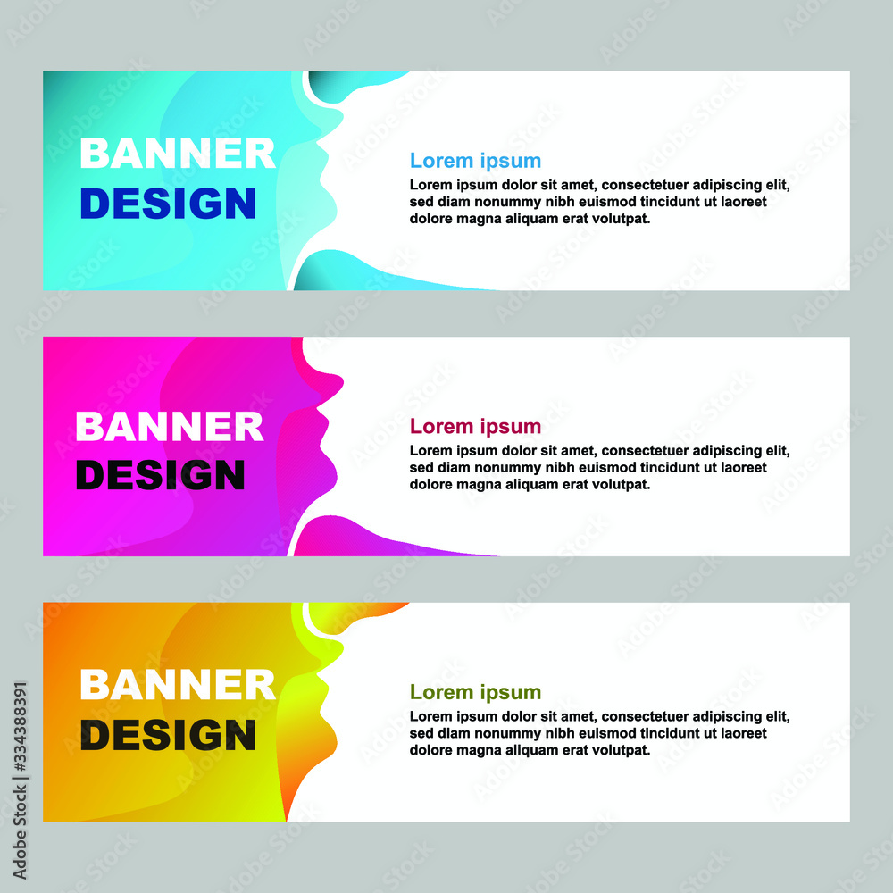 Obraz premium Vector abstract geometric design banner web template.