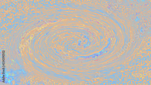 abstract orange blue background circles water sea aqua