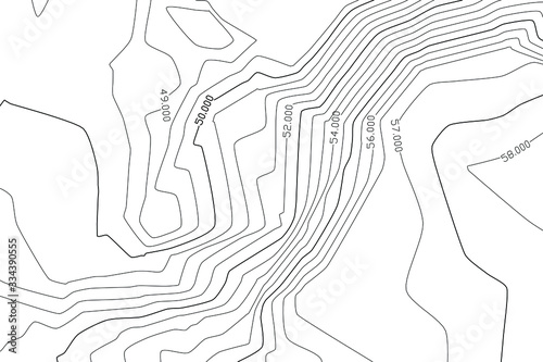 background of the topographic map. Topography relief. Topographic map lines, contour background.Outline cartography landscape.
Modern poster design. Trendy cover with wavy colorful lines