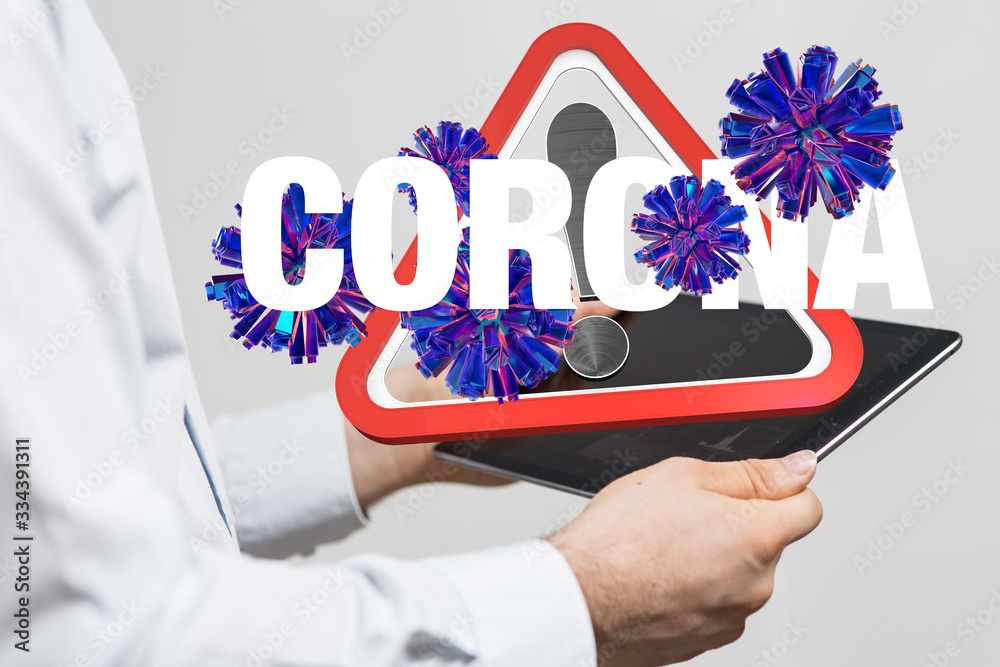 Hologram of coronavirus COVID-2019 on a blue futuristic background. Deadly type of virus 2019-nCoV. 3D models of coronavirus bacteria. Vectonic illustration in HUD style. Hologram of coronavirus COVID-2019 on a blue futuristic background. Deadly type of virus 2019-nCoV. 3D models of coronavirus bacteria. Vectonic illustration in HUD style.