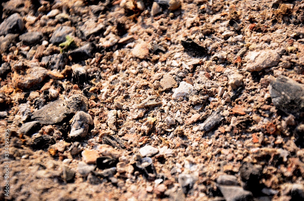 ashes and coall organic fertilizer for the garden. gray background ashes and coall organic fertilizer for the garden. gray background