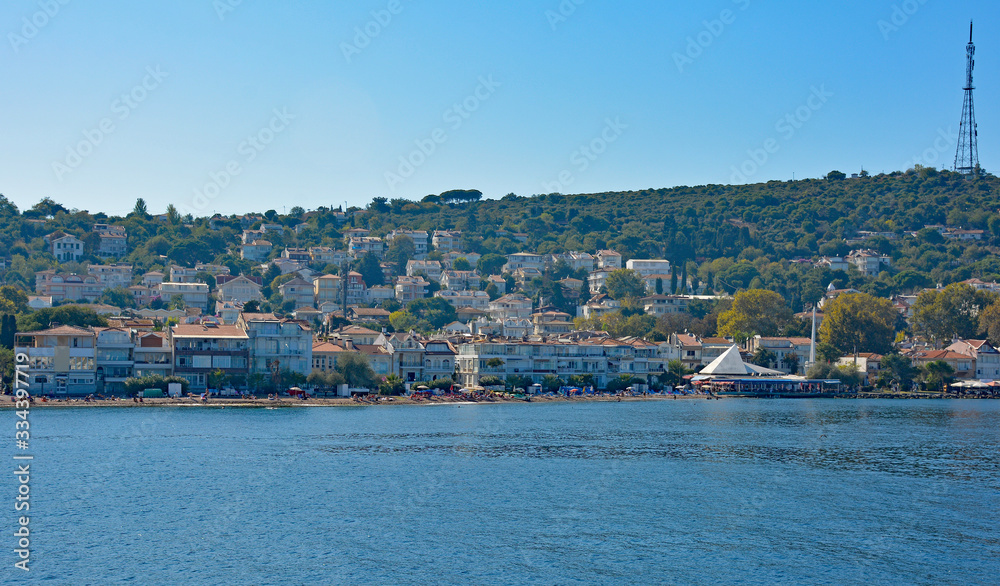 Kinaliada, one of the Princes' Islands, also called Adalar, in the Sea of Marmara off the coast of Istanbul