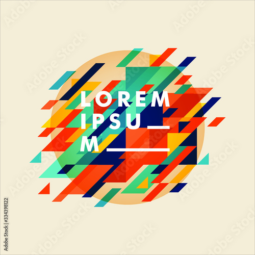 Minimalistic design, creative concept, modern diagonal abstract background. Geometric element. vector-stock illustration