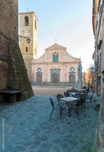 Civita di Bagnoregio (Viterbo, Lazio)- The famous ancient village on the hill between the badlands, in the Lazio region, central Italy, known as "The town that is dying"