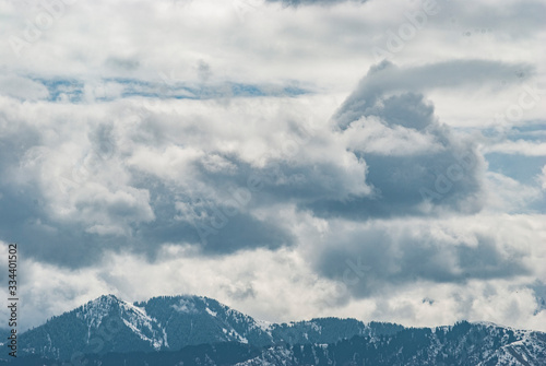 blue sky and clouds 
