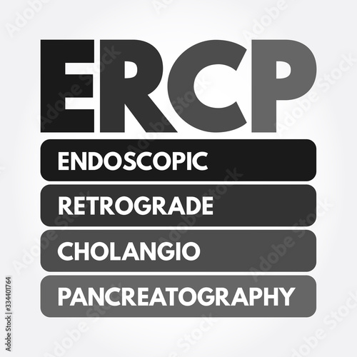 ERCP - Endoscopic Retrograde CholangioPancreatography acronym, concept background