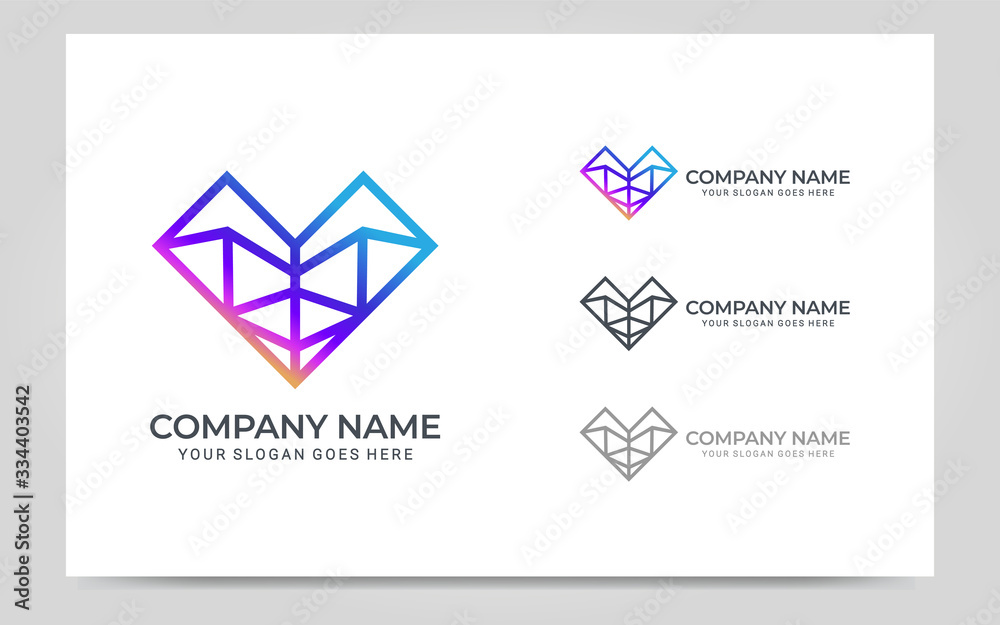 Modern geometric abstract logo design. Editable symbol Vector illustration Modern geometric abstract logo design. Editable symbol Vector illustration