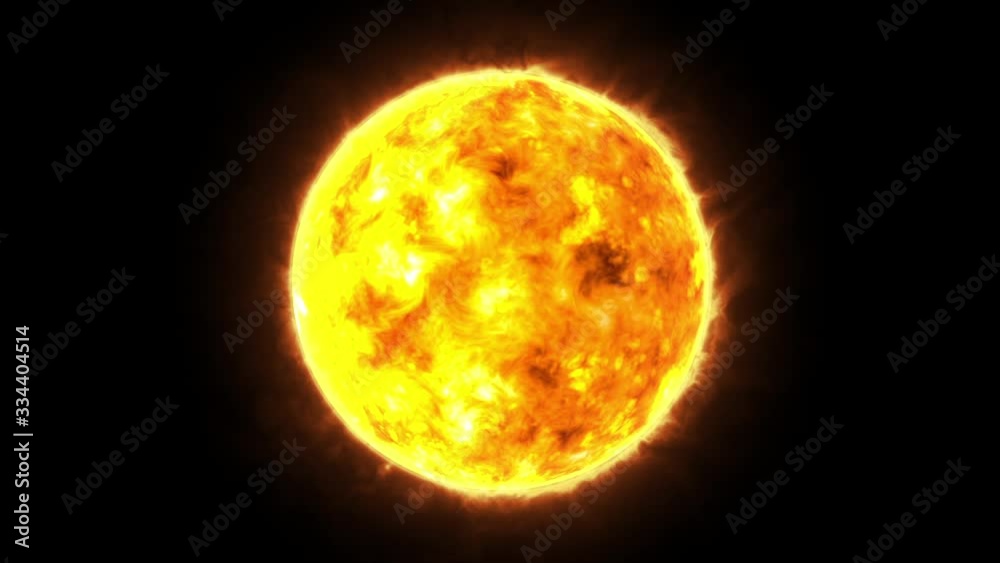 Close up view of the burning sun. Full part of the sun shape. Surface solar explosion. Sun planet in the space art illustration. Close up view of the burning sun. Full part of the sun shape. Surface solar explosion. Sun planet in the space art illustration.