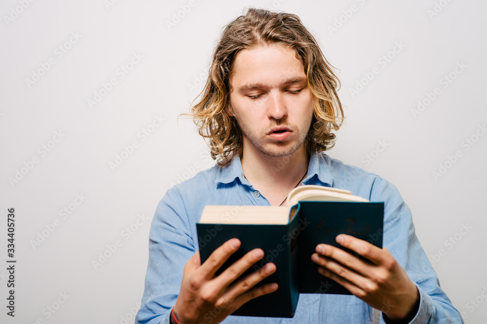 The man with a book