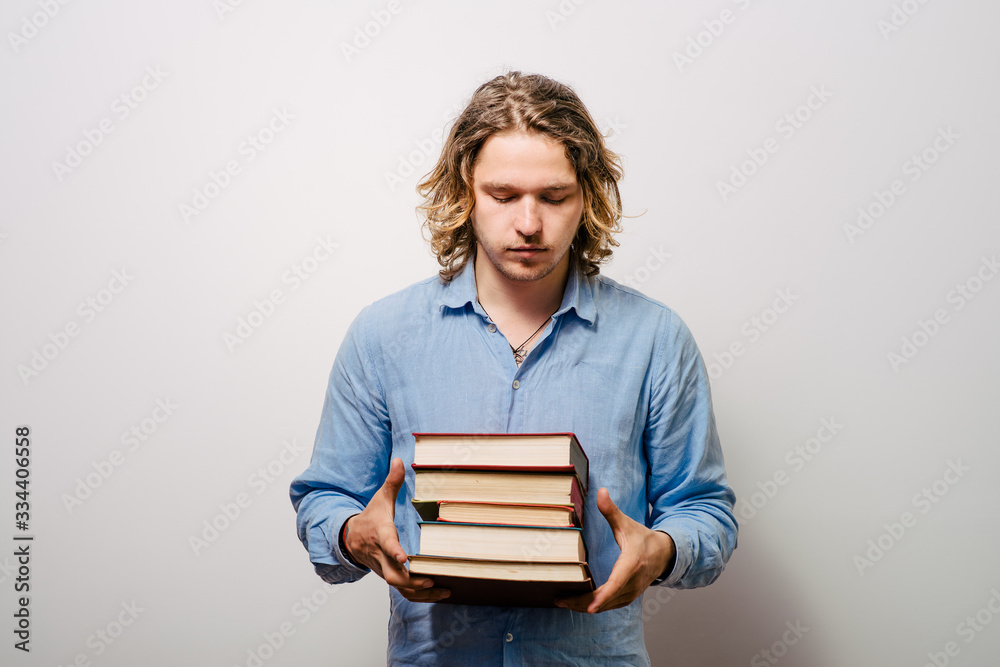 The man with a book The man with a book