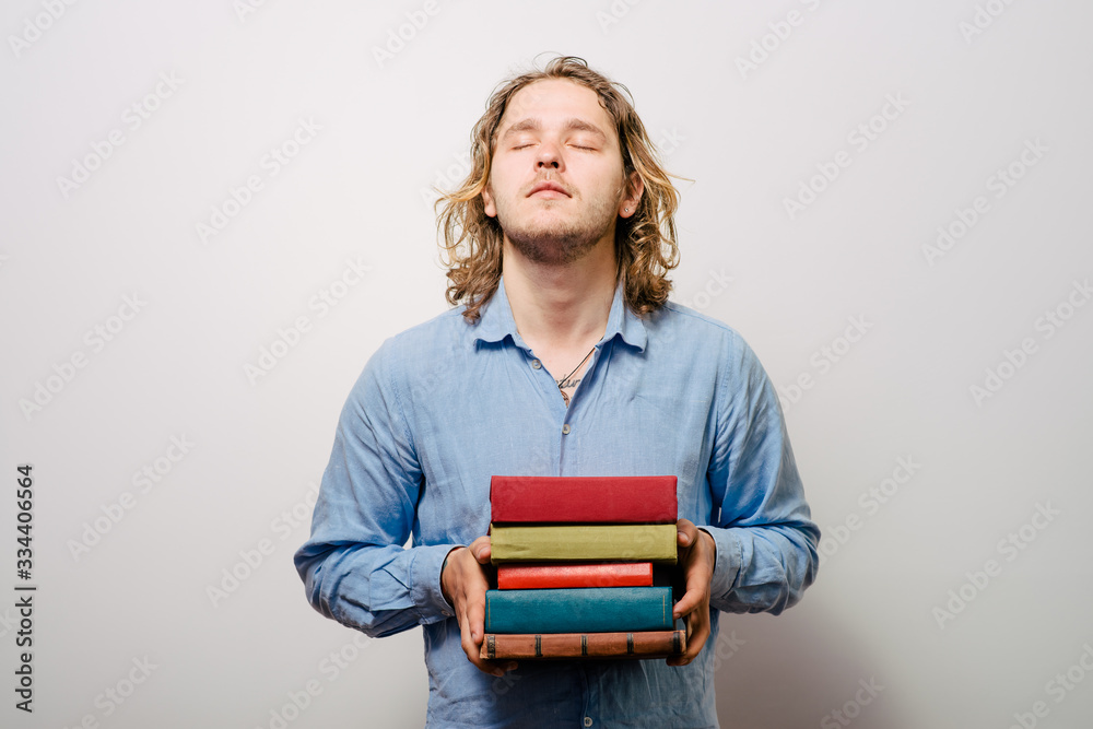 The man with a book