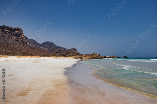 Fazayat beach near salalah in Oman