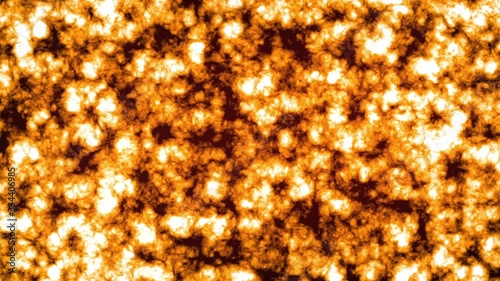 Sun star surface with solar flares, burning of sun art illustration.