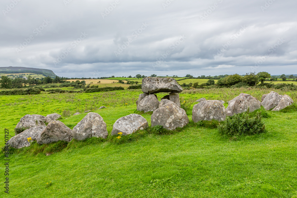 Dolmen Grab in Carrowmore Megalithic Cemetery - County Sligo, Irland