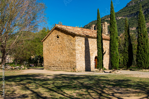 Sant Miquel del Fai in Barcelona, Catalonia, Spain. photo