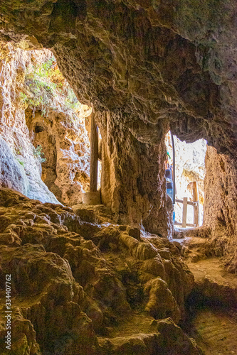 Sant Miquel del Fai in Barcelona, Catalonia, Spain. photo