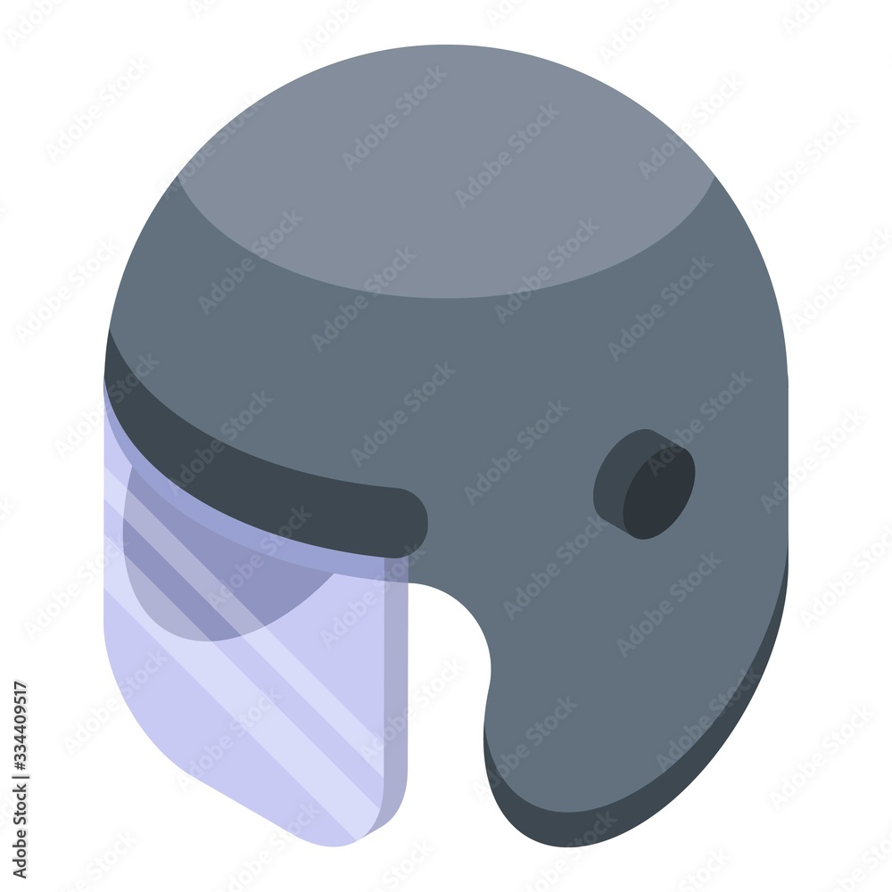 Police helmet icon. Isometric of police helmet vector icon for web design isolated on white background Police helmet icon. Isometric of police helmet vector icon for web design isolated on white background