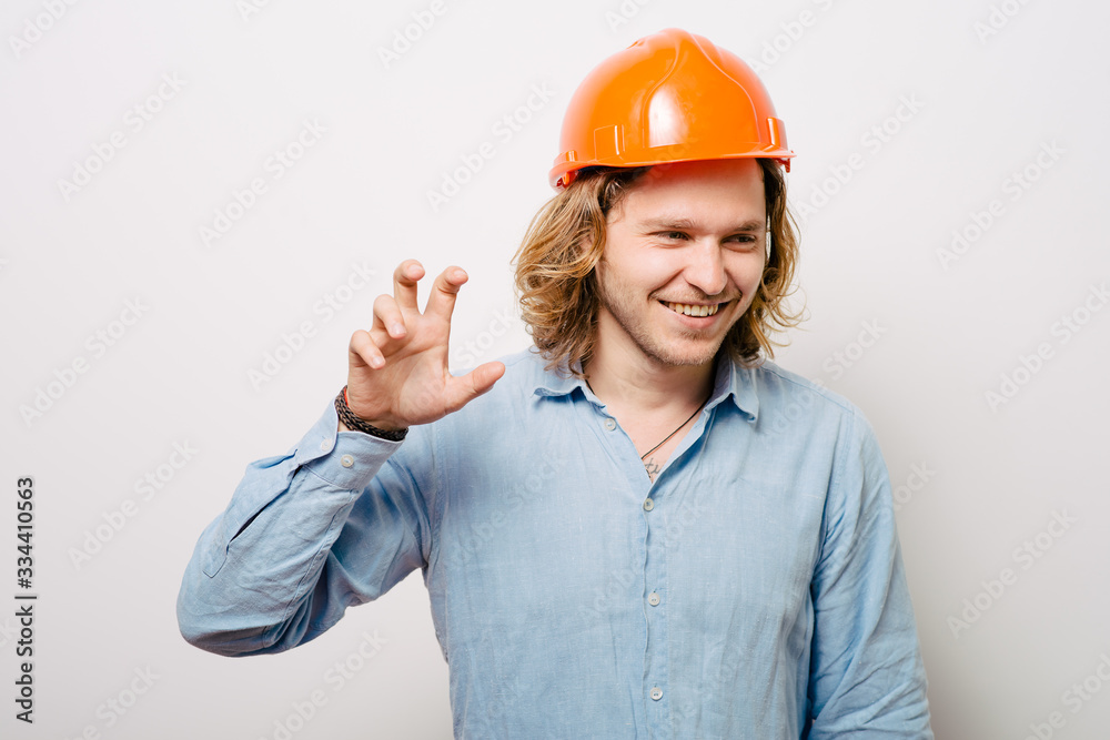 Angry business man with an gesturing with his hands Grrr