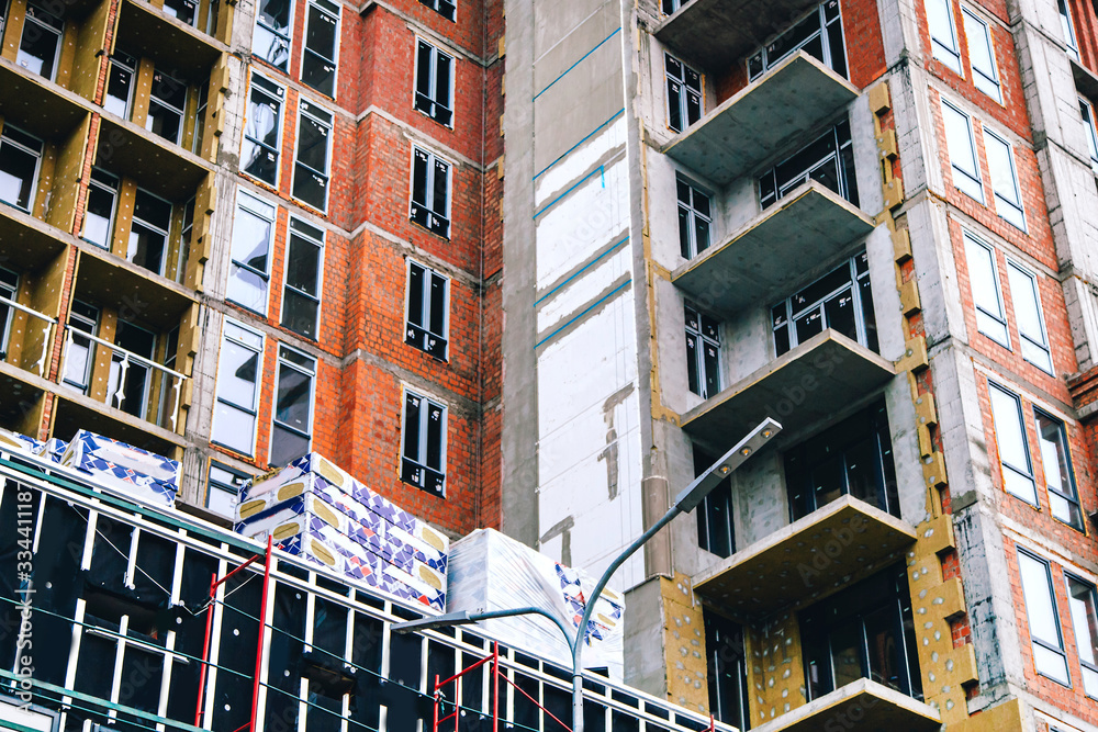 Fototapeta premium new house just to be built