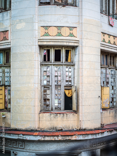 facade of an old building