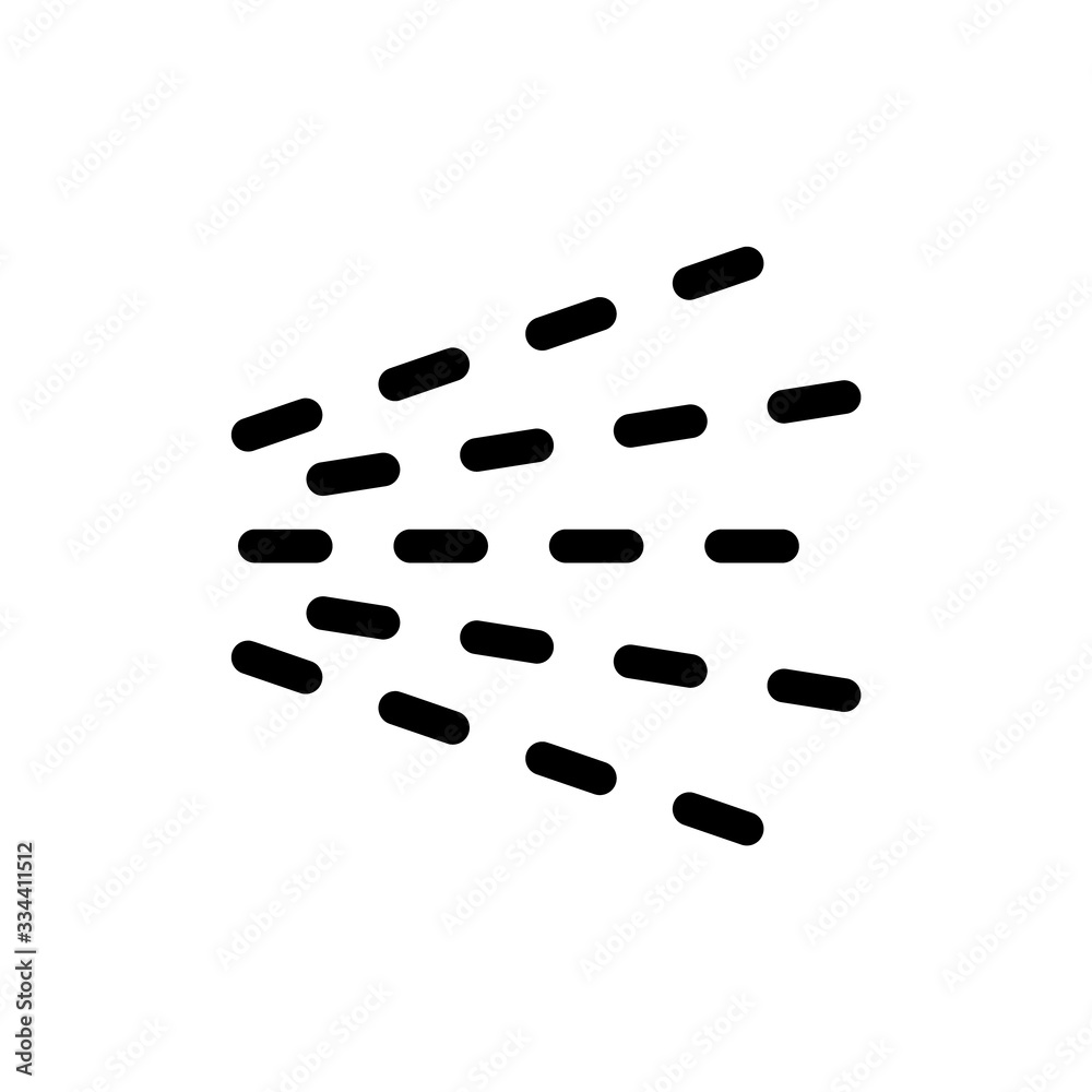 Vecteur Stock Spray icon. Linear logo of pulverizer, disinfection. Black  simple illustration of flying drops of water, detergent, cleanser. Contour  isolated vector image on white background | Adobe Stock