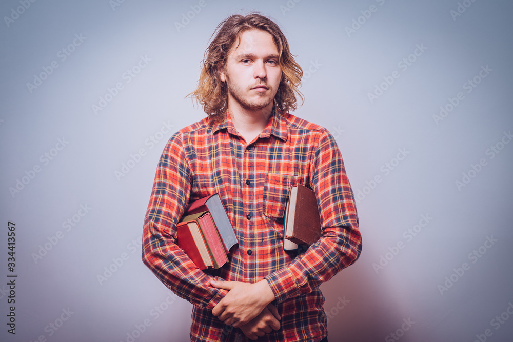 Fototapeta premium The man with a book