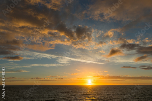 Sunset on the Mediterranean Sea