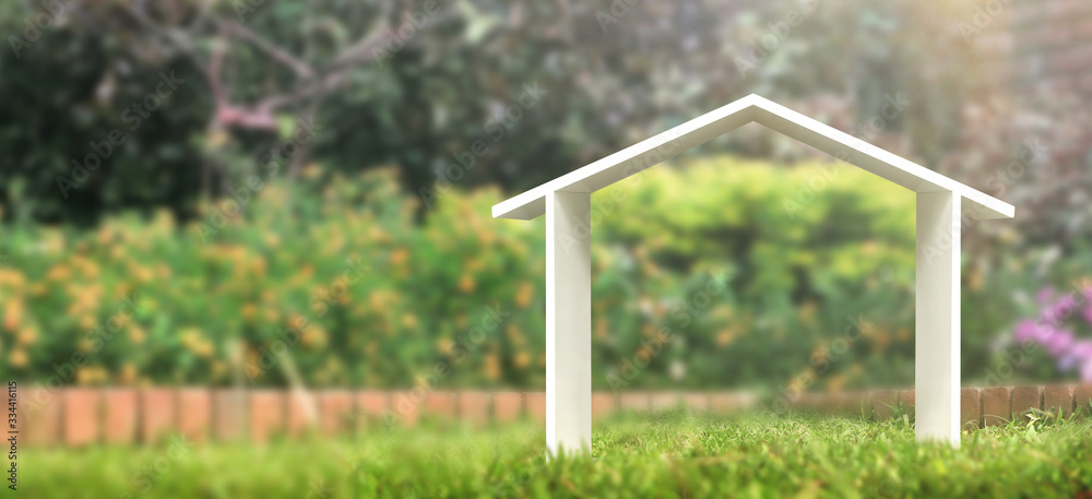 House Model there space. Home, Housing Real Estate concept House Model there space. Home, Housing Real Estate concept