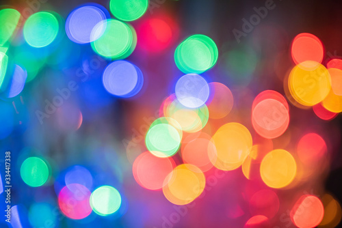 colorful circles luminous abstract background, rainbow circles
