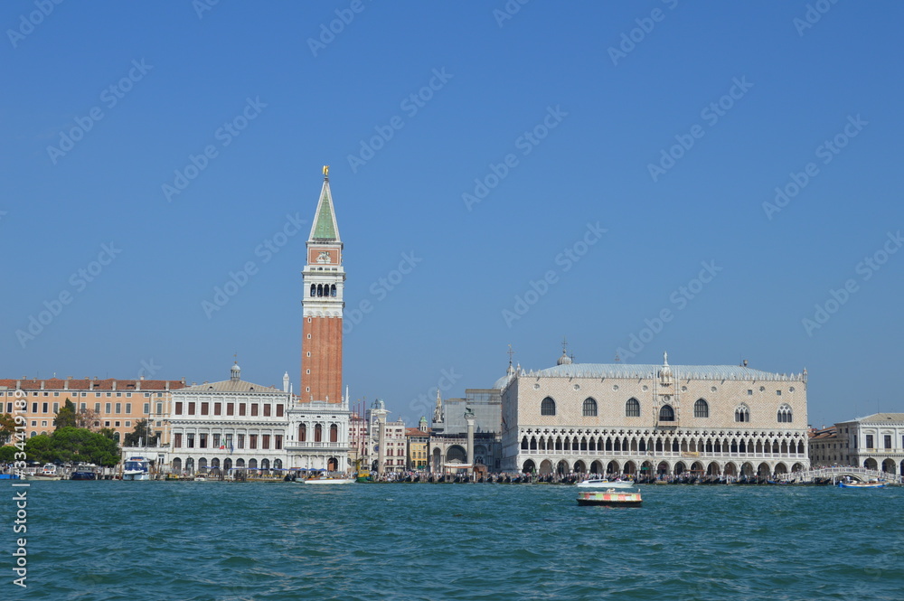 Landscape from the water of venice