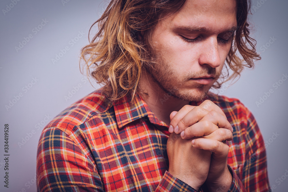 Prayer. Man. Prayer. Man.