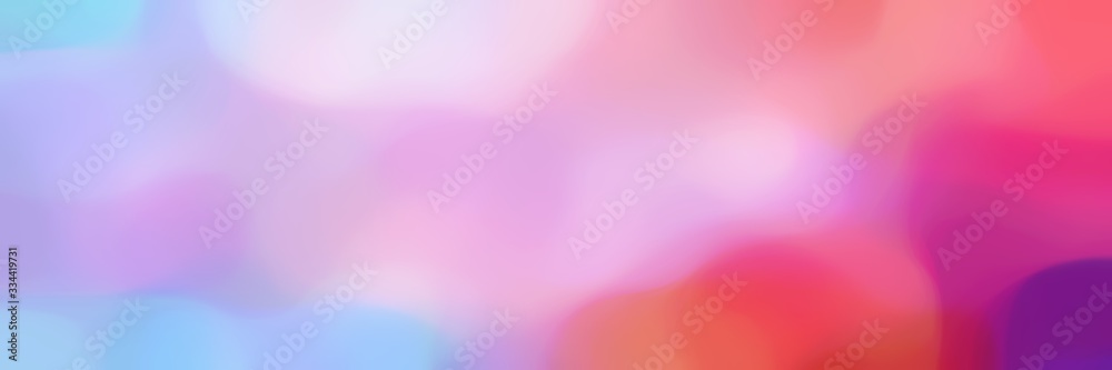 smooth horizontal banner background texture with thistle, moderate pink and pastel red colors and free text space