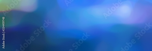 unfocused bokeh horizontal card background with strong blue, dark slate gray and corn flower blue colors space for text or image © Eigens