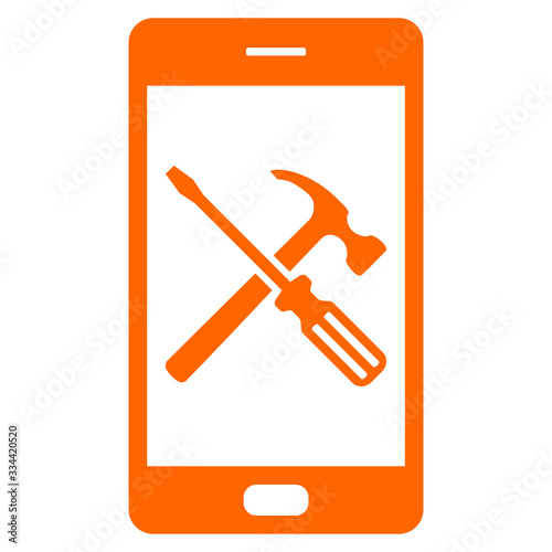 Werkzeuge und Smartphone