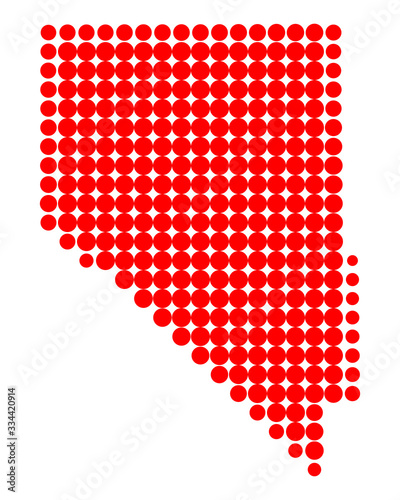 Karte von Nevada
