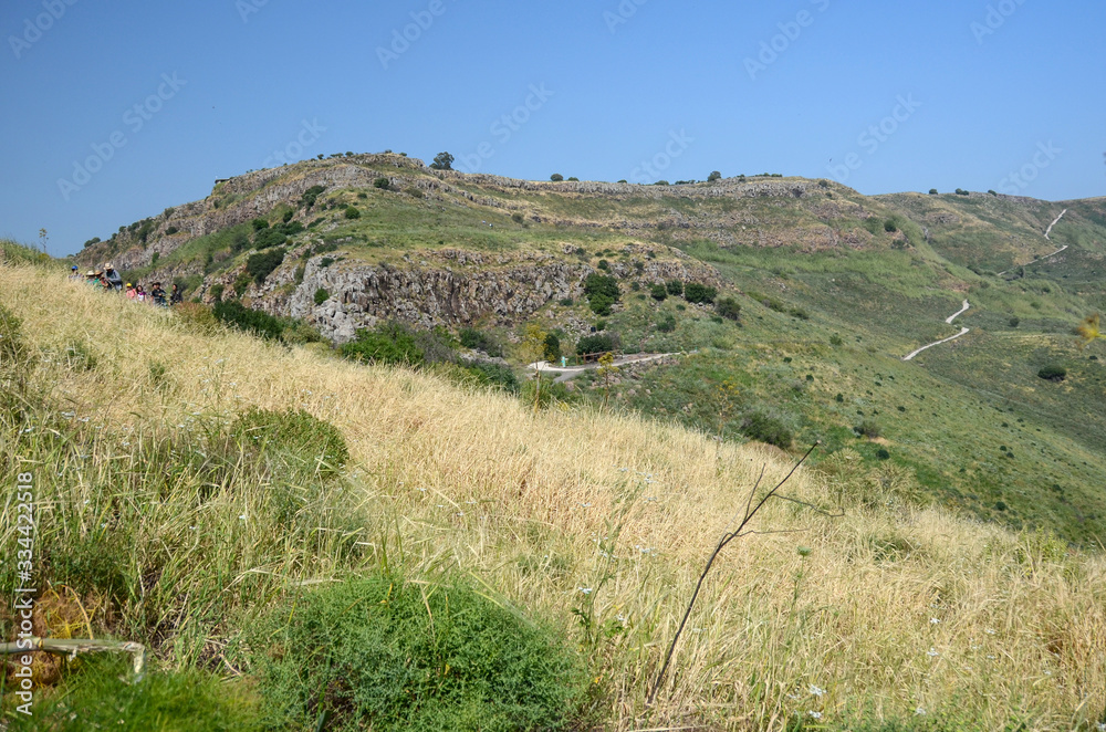 Naklejka premium landscape in the hills