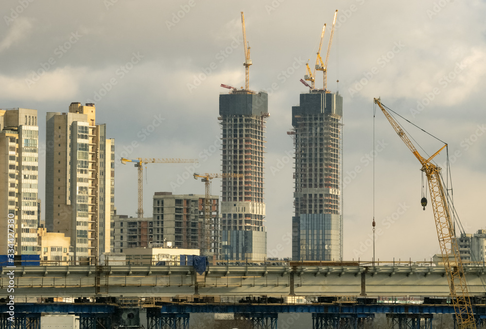 Construction of high-rise buildings