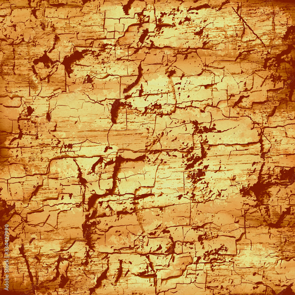 Obraz premium cracked brown grunge texture abstract background